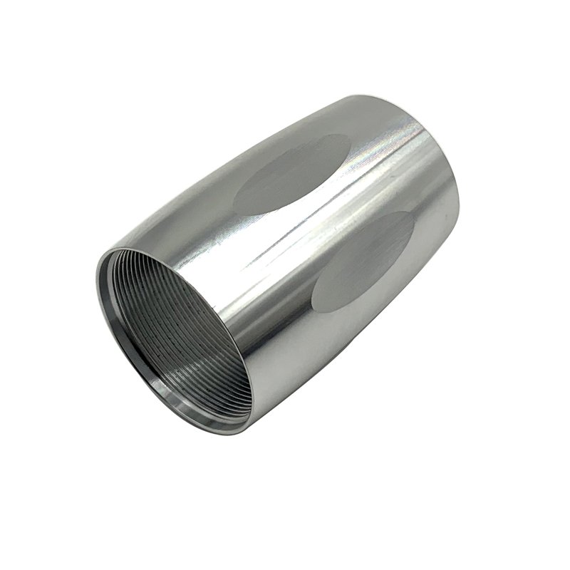 CNC Machined Aluminum Sleeve Housing - view 2